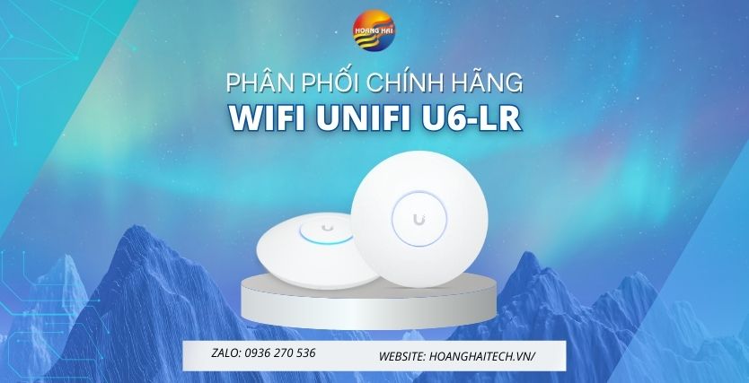 Bộ phát Wifi Ubiquiti UniFi U6 LR Phân Phối Chính Hãng