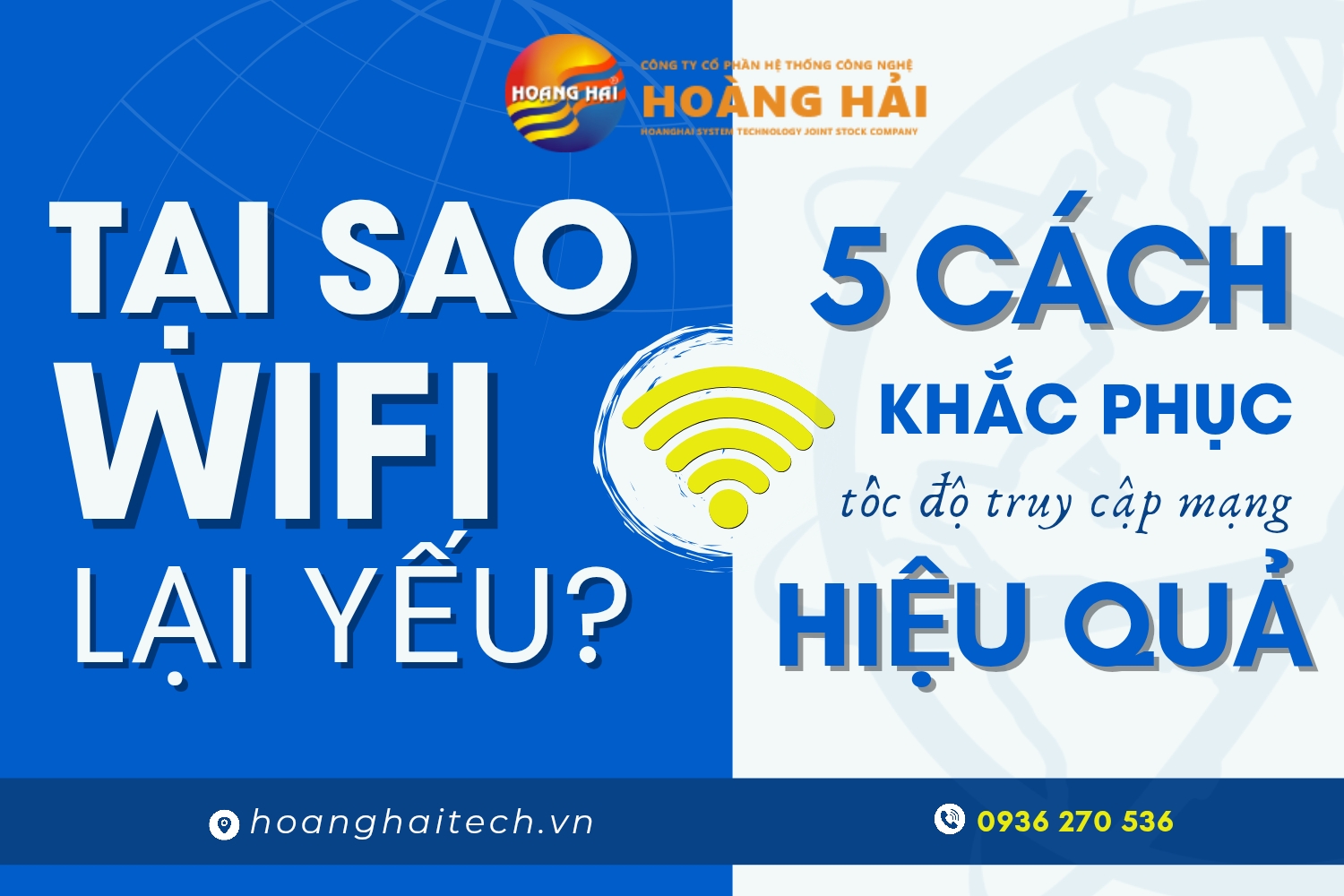 tại sao mạng wifi lại yếu
