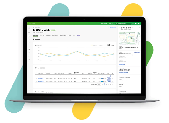 Cisco Meraki Dashboard