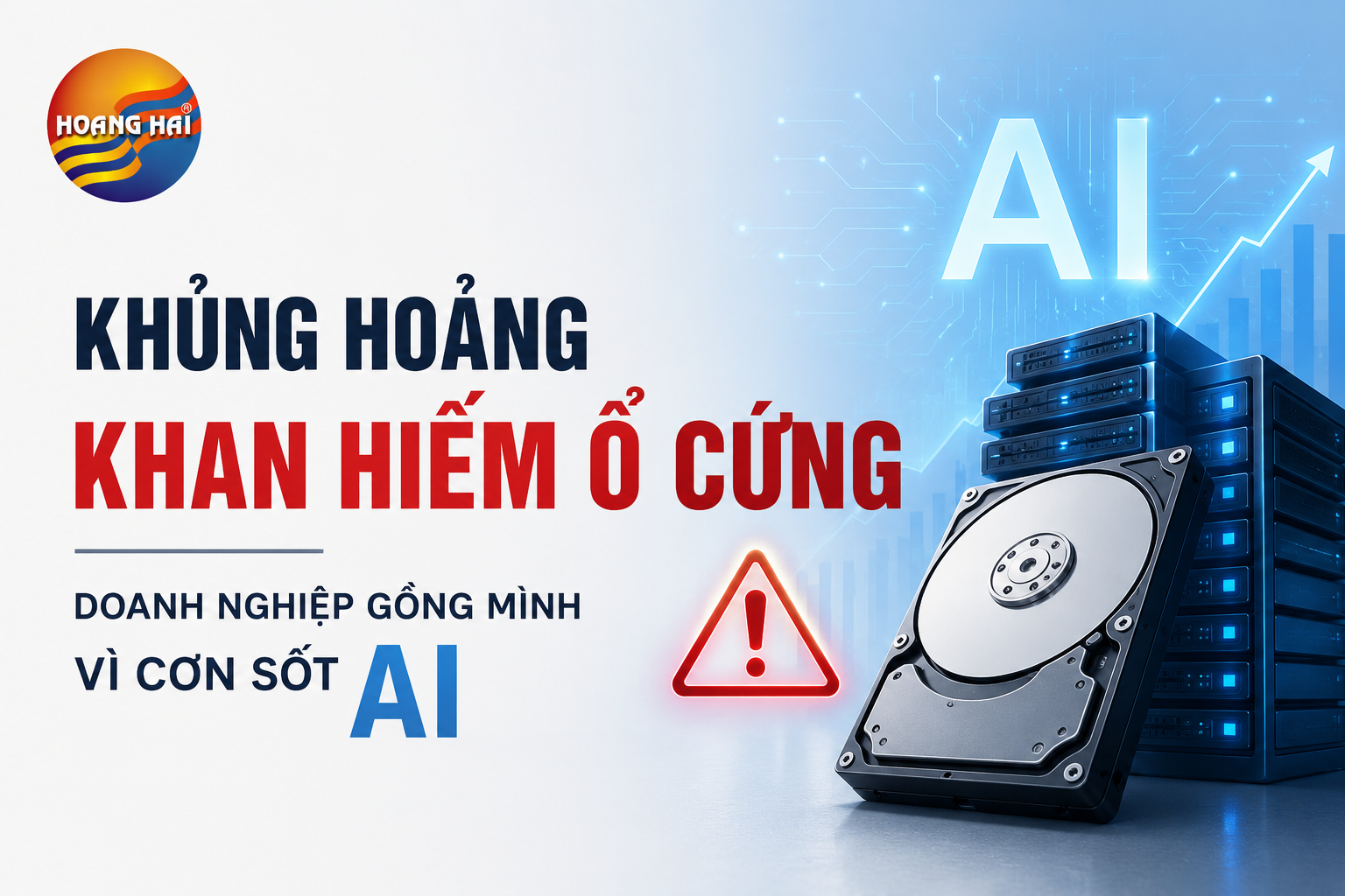 Khủng hoảng khan hiếm ổ cứng – Doanh nghiệp gồng mình vì cơn sốt AI