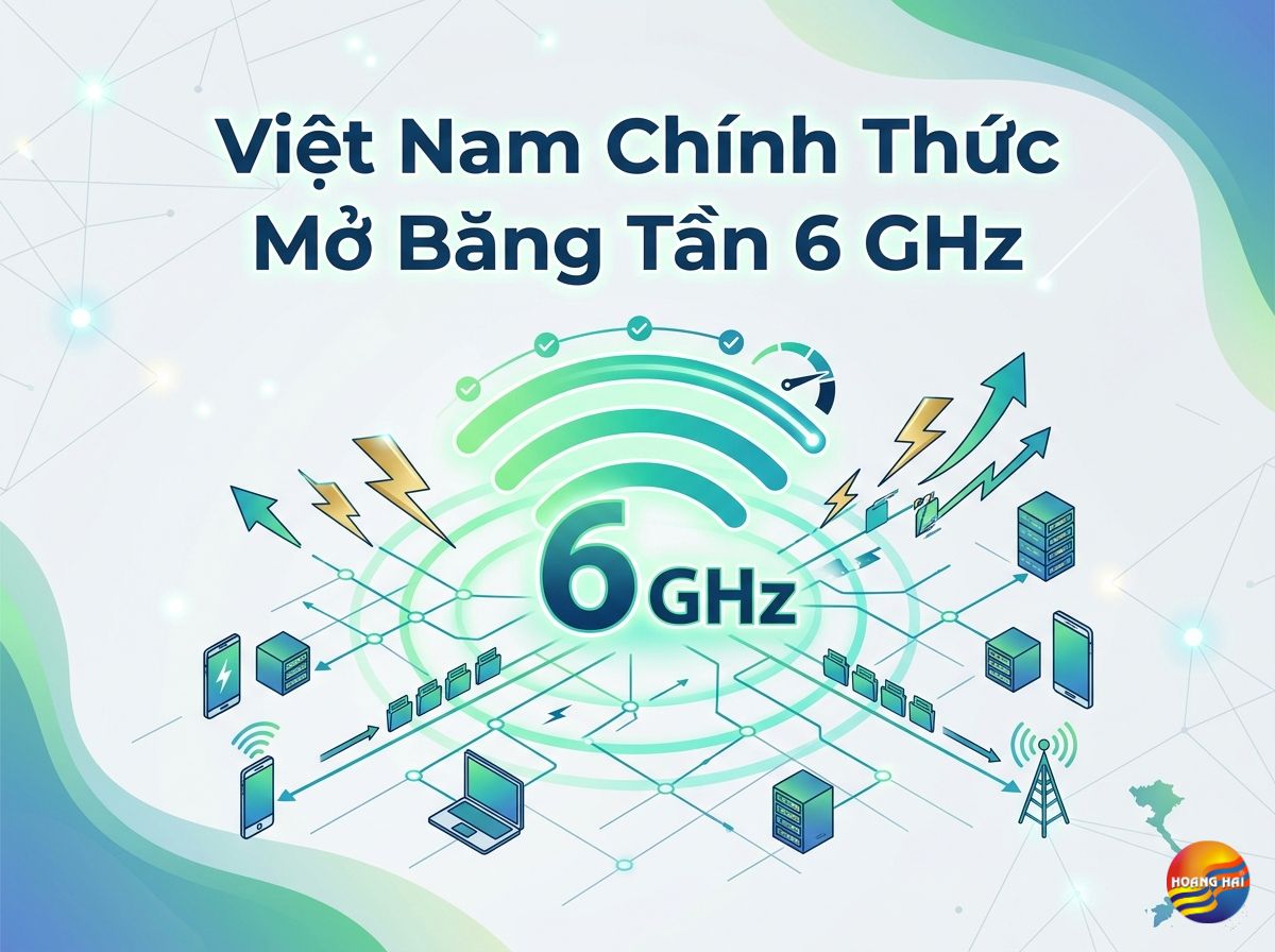 Việt Nam Chính Thức Mở Băng Tần 6 GHz: Kỷ Nguyên WiFi 7 Đã Bắt Đầu